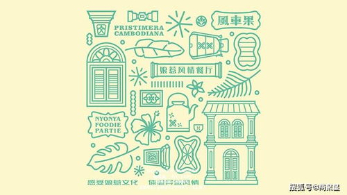 商聚星平面設計 娘惹風情，絢麗綻放——融合傳統與現代的廣告設計美學